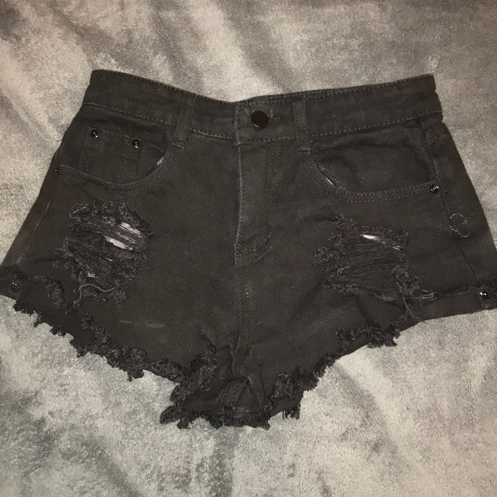 jean shorts
